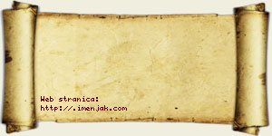 Ivanka Cilić vizit kartica